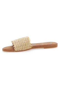Ciabatte Flat Beige Fun Beach 470