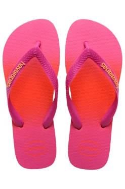 Ciabatte Infradito Fucsia e Arancione con Effetto Sfumato Havaianas Top Fashion