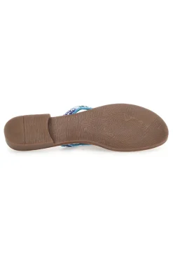 Ciabatte Infradito Mio tempo 9411 Azzurre