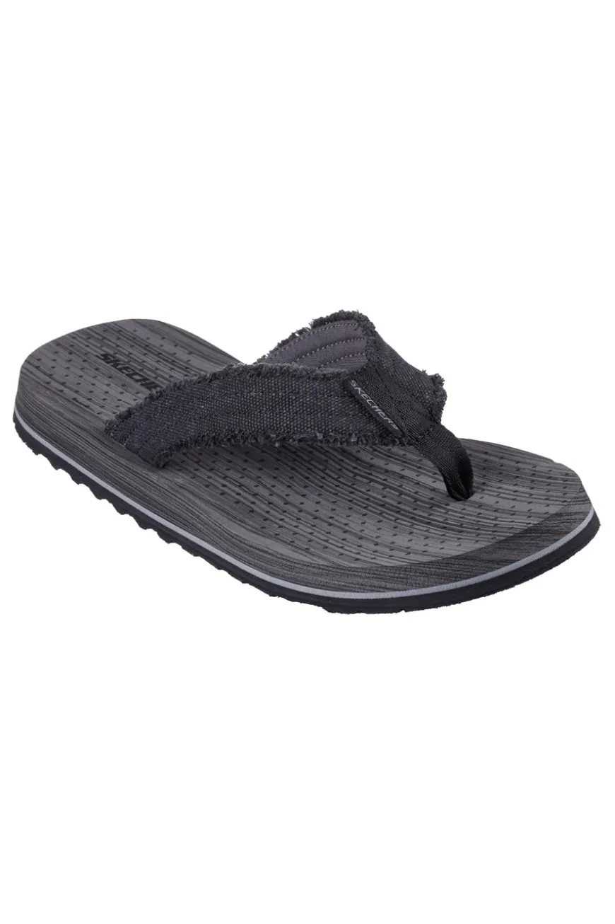 Ciabatte Infradito Nere da Uomo Skechers Tantric-Fritz