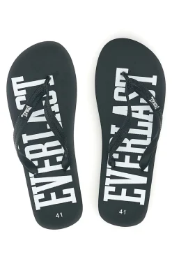 Ciabatte infradito nere logate Everlast EV08