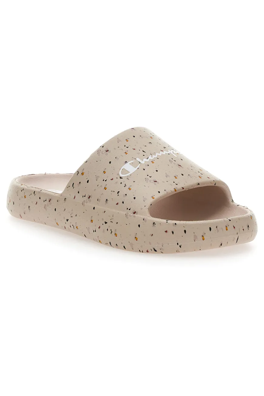 Ciabatte in Gomma Beige Champion Soft Slipper