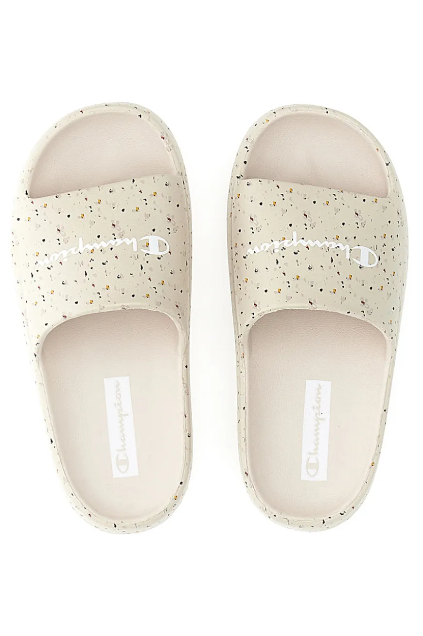 Ciabatte in Gomma Beige Champion Soft Slipper