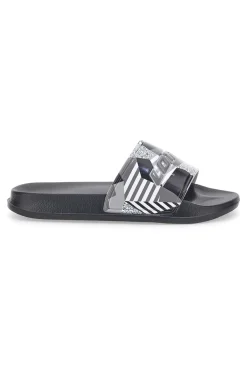 Ciabatte in Gomma da Uomo Lotto Oceania Camo II Slide Nere