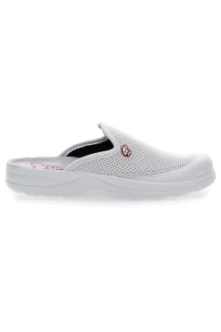 Ciabatte in Vera Pelle Bianche Mr Chef 653