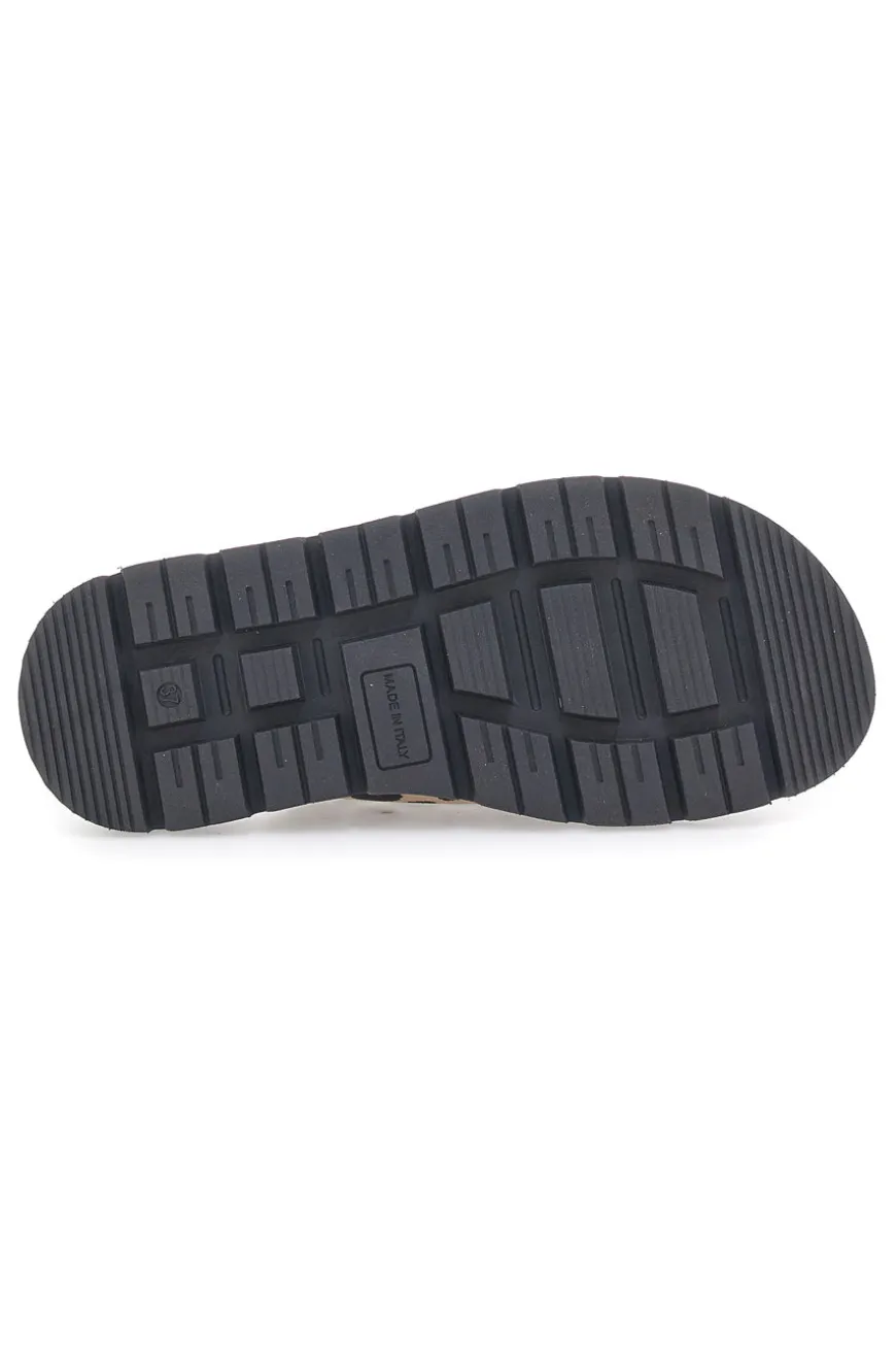 Ciabatte Leopardate Con Doppia Fascia Fibbia Dorata Pittarello Focus 19202