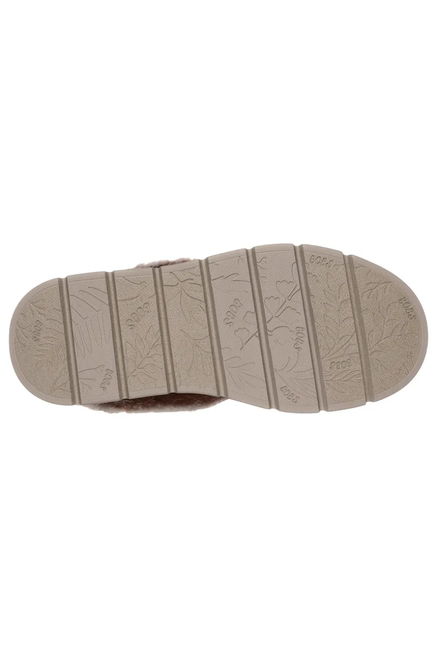 Ciabatte marroni imbottite SKECHERS KEEPSAKES LITE COZY BLEND