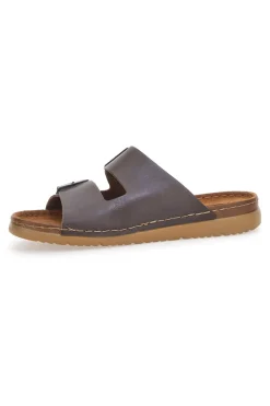 Ciabatte Marroni In Vera Pelle da Uomo Jerpoint 9303