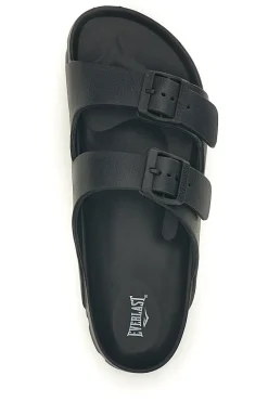 Ciabatte nere con doppia fibbia Everlast EV123