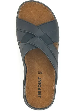 Ciabatte Nere Con Fasce incrociate Jerpoint 601PS