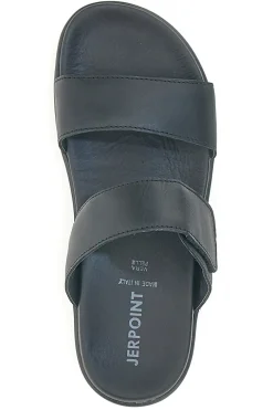 Ciabatte Nere con Fascia Regolabile Jerpoint 9106