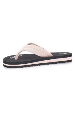 Ciabatte nere con fascia rosa Australian AU24W409