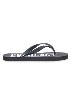 Ciabatte nere con logo bianco EVERLAST EV09