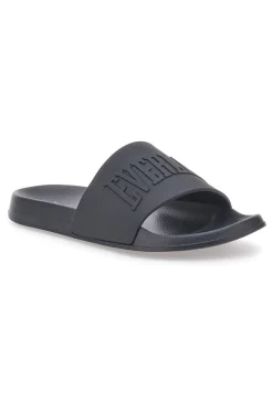 Ciabatte nere con logo in rilievo Everlast EV068