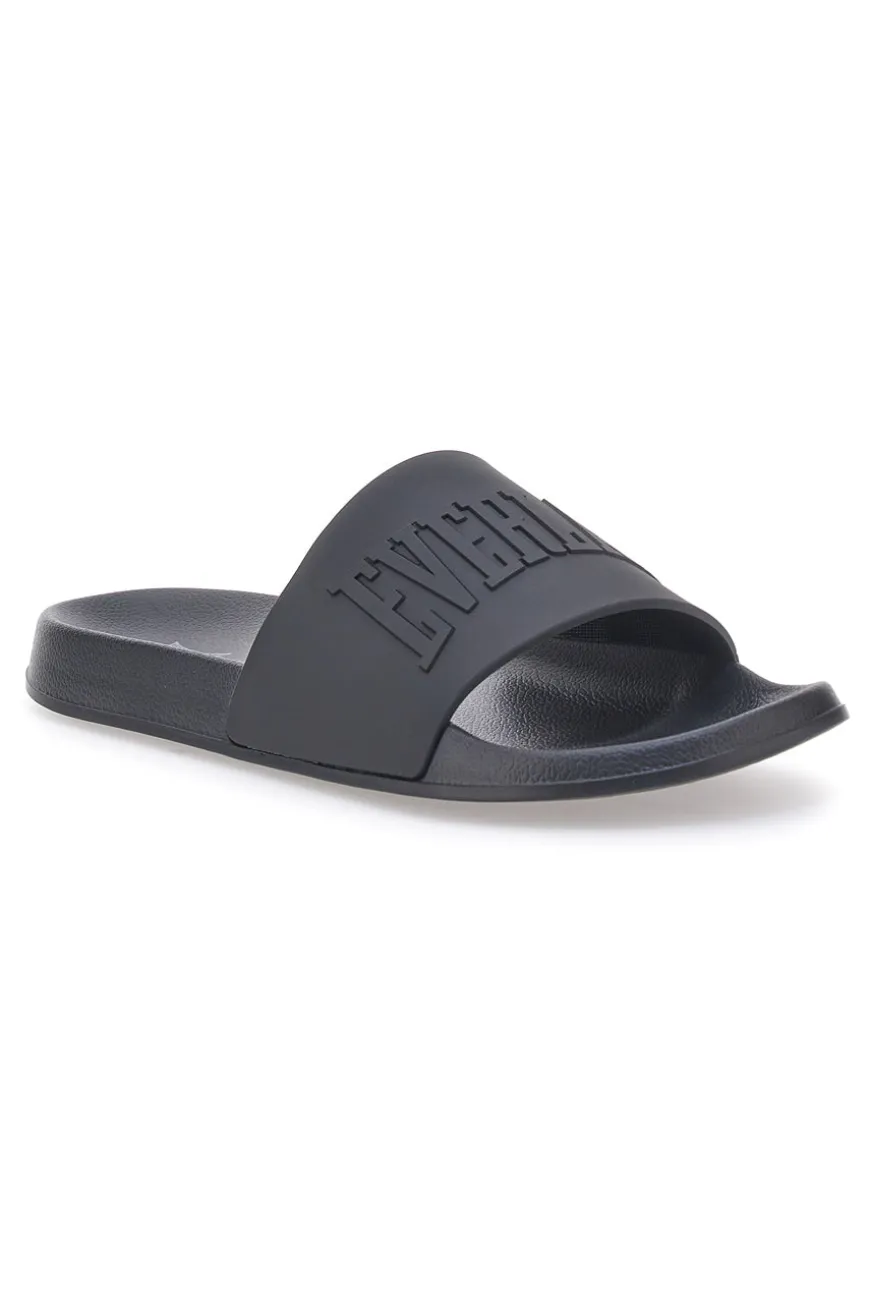 Ciabatte nere con logo in rilievo Everlast EV068
