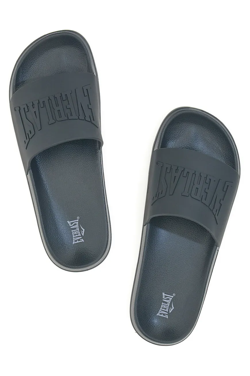 Ciabatte nere con logo in rilievo Everlast EV068
