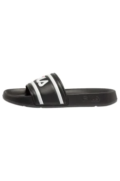 Ciabatte nere con logo maxi Fila FFT0028