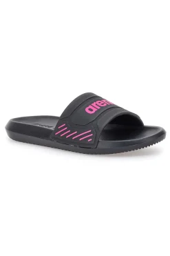 Ciabatte nere con logo rosa Arena 10563300