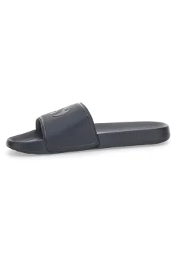 Ciabatte Nere Fascia Singola Logo Superga 24S753