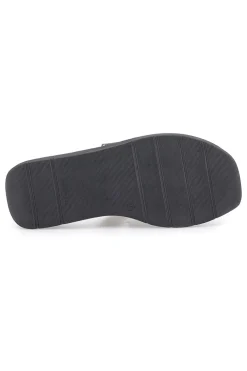 Ciabatte Nere In Pelle Made in Italy Pittarello Rock 5827