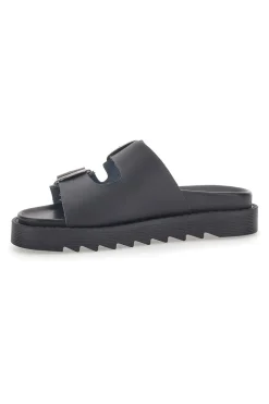Ciabatte Nere In Vera Pelle Pittarello Capsule 27154