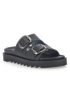 Ciabatte Nere In Vera Pelle Pittarello Capsule 27154