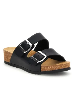 Ciabatte nero sottopiede in vera pelle Pittarello eco 293A350SR