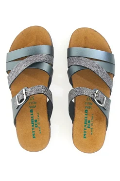 Ciabatte Piombo Con Sottopiede in pelle Pittarello Eco 293A410
