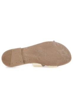 Ciabatte Platino Con Tomaia in Pelle Made in Italy Prima Riga 02