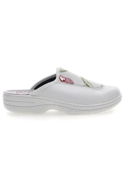 Ciabatte Professionali Bianche in Vera Pelle Mrs Chef 5533