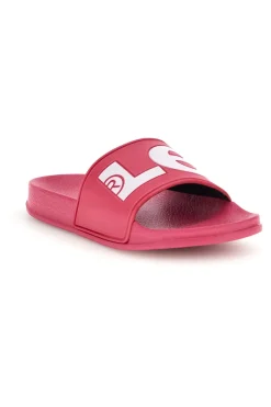 Ciabatte rosa con fascia logo Levi's VPOL0240S