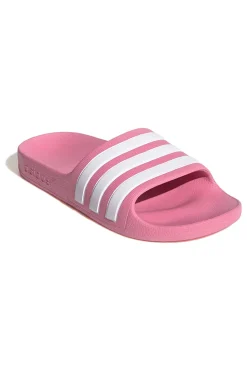 Ciabatte rosa con strisce Adidas Adilette Aqua K
