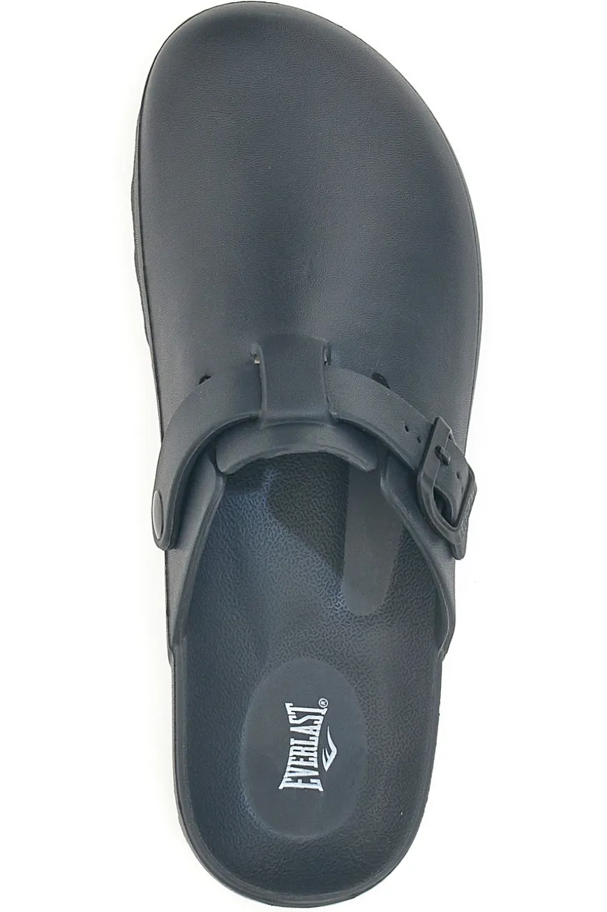Ciabatte Sabot nere con fibbia EVERLAST EV084