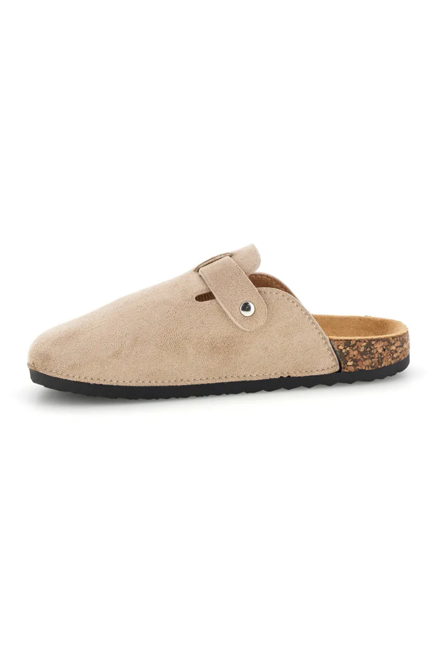 Ciabatte Tortora con Fibbia Animalier Pitt kids 14617