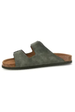 Ciabatte Verdi con Doppia Fibbia Superga S11U171