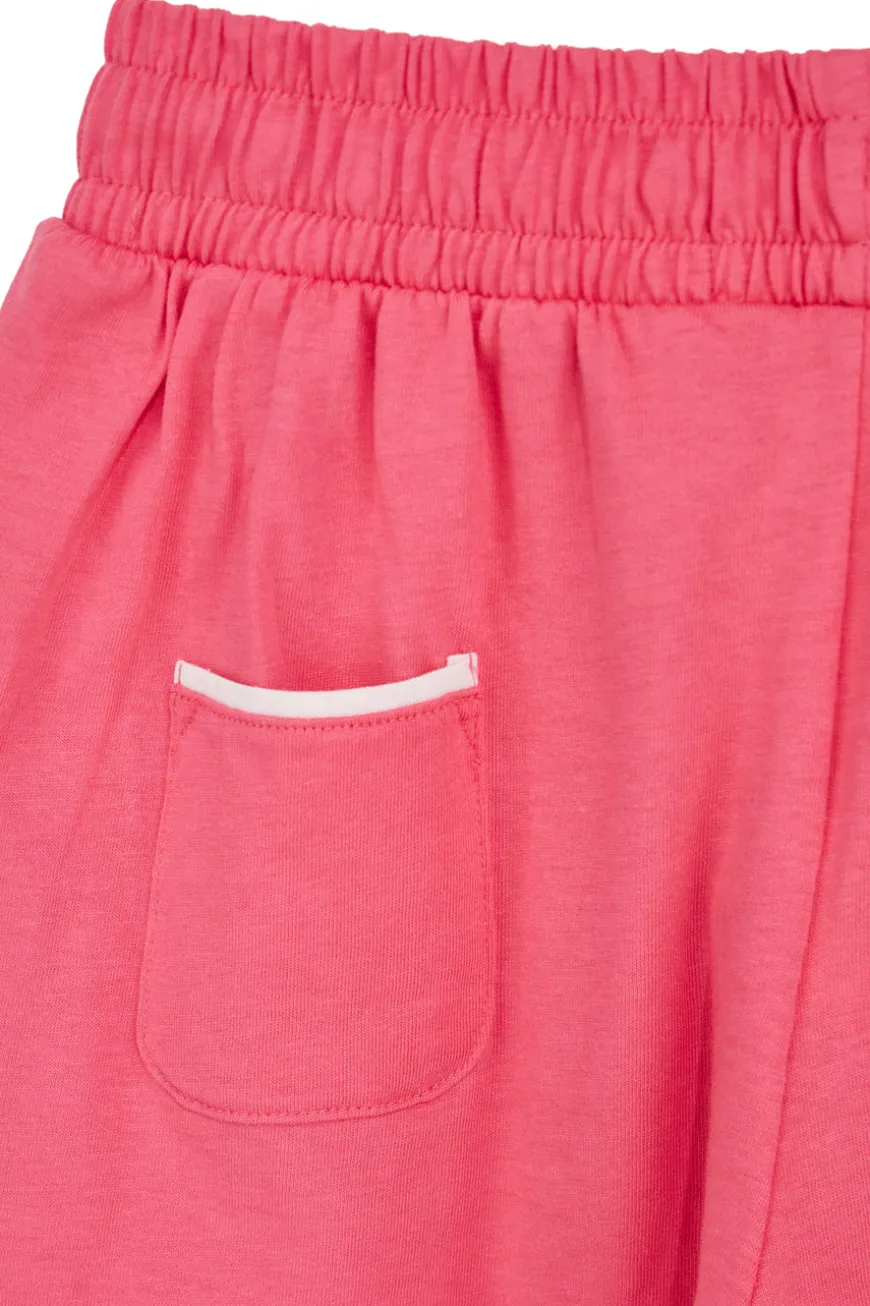 Completo bianco e rosa con stampa Love Pitt kids PT-G-SE-9045