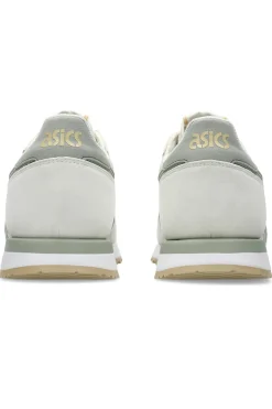 Cremefarbene und grüne Sneakers mit Ortholite-Einlegesohle ASICS Tiger Runner II