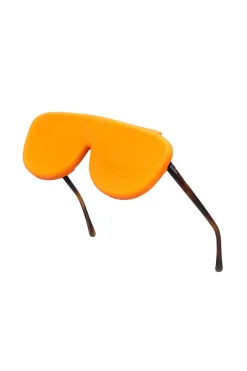 Custodia Salva Occhiali arancione in silicone pieghevole Indigeno Metropolitano Glasses Holder 5