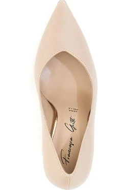 Décolleté beige con tacco Francesca Gritti 157
