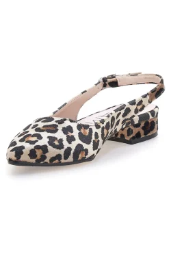 Décolleté da donna leopardato con cinturino slingback Pittarello Glam 3883