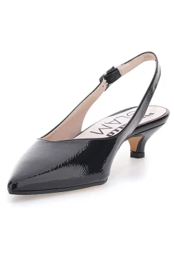 Décolleté da donna nero con cinturino slingback Pittarello Glam 3135