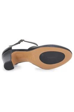 Décolleté Nere con Cinturino alla Caviglia Made in Italy PITTARELLO GLAM 2561