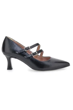Décolleté nere con cinturino Obliquo PITTARELLO CLASS 4362