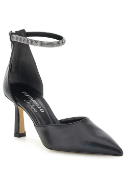Décolleté nere con cinturino Pittarello couture 709