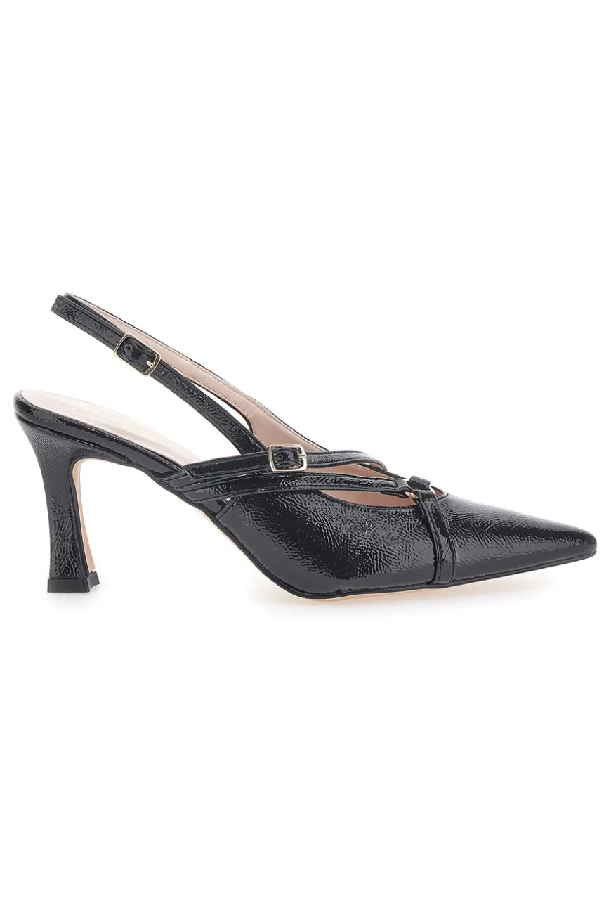 Décolleté Nere Slingback a Punta PITTARELLO GLAM 3831
