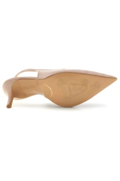 Décolleté nude con cinturino slingback Lavorazione artigianale Made in Italy Francesca gritti P0701