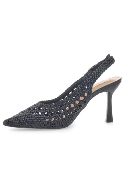 Décolleté Sling-back Nero First Lady P588