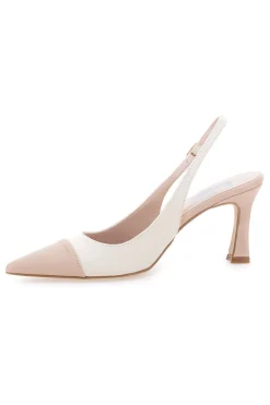 Décolleté slingback Nude Panna con Punta Nude PITTARELLO LOVE 256
