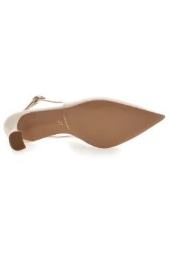 Décolleté Slingback Panna a Punta Made in Italy PITTARELLO LOVE 503