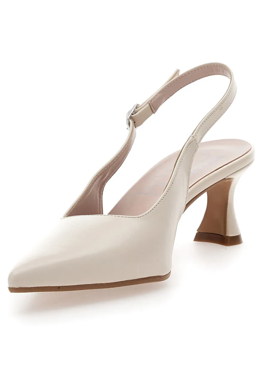 Décolleté Slingbck Panna Pittarello Glam 503